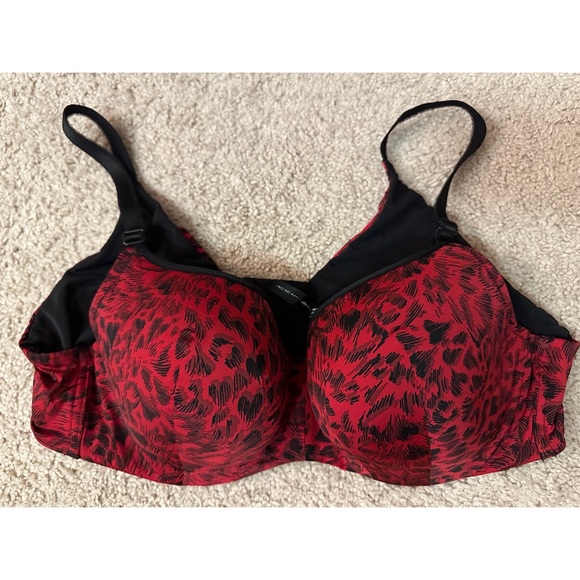 Women's Bra, Full-Coverage Balconette Lightly Lined Print 360° Back Smoothing - Picture 5 of 9